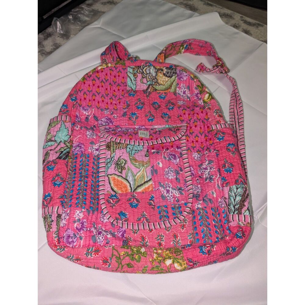 cotton patchwork backpack